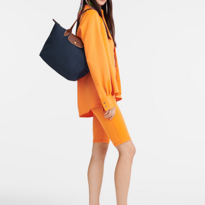 Longchamp Le Pliage Tote Bag – Classic Foldable Nylon Shoulder Bag for Women